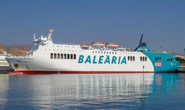 DENIA CIUTAT CREATIVA is one of two ships operating for the newly created Compañia Maritíma Alborán © Mike Barker