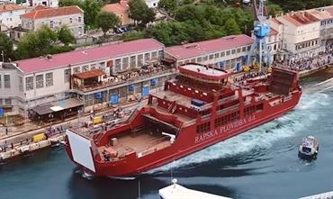 CETIRI ZVONIKA seen being launched on 16 September 2017 © Dalmont d.o.o. Kraljevica