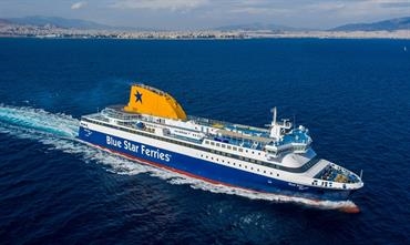 BLUE STAR MYCONOS completed its scrubber installation in June this year © George Giannakis BLUE STAR MYCONOS completed its scrubber installation in June this year © George Giannakis