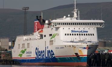 STENA LAGAN is one of two Visentini Class vessels to be lengthened by Sedef Shipyard. © Frank Lose