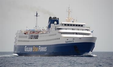 The conventional ro-pax SUPERFERRY II is one of eleven ferries proposed for the T&T service © Philippe Holthof The conventional ro-pax SUPERFERRY II is one of eleven ferries proposed for the T&T service © Philippe Holthof