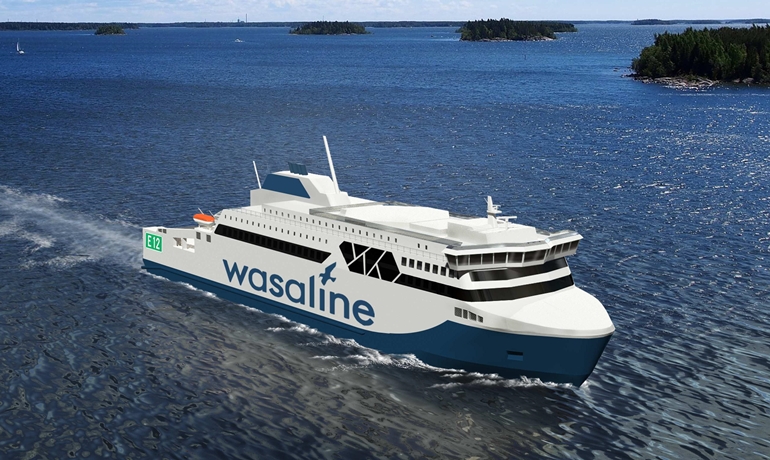 As expected, Wasaline's new ro-pax will be built in Finland © RMC