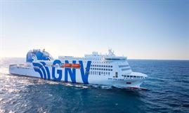 Lead ship in the series, GNV POLARIS. GNV ORION looks different aft due to higher number of cabins © GSI