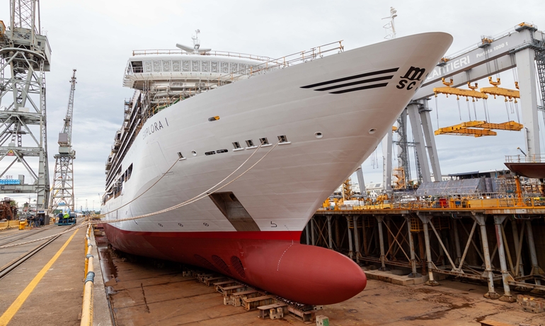 EXPLORA I float out © Fincantieri EXPLORA I float out © Fincantieri