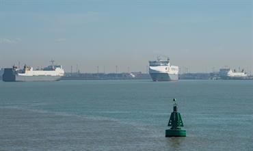 In a start-up phase, CLdN will utilise Kawasaki Class tonnage for the new weekly Zeebrugge-Cork service. ©  Frank Lose