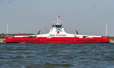 Cammell Laird is back in the ferry business and recently delivered the freight ro-ro ferry RED KESTREL © Maritime Photographic