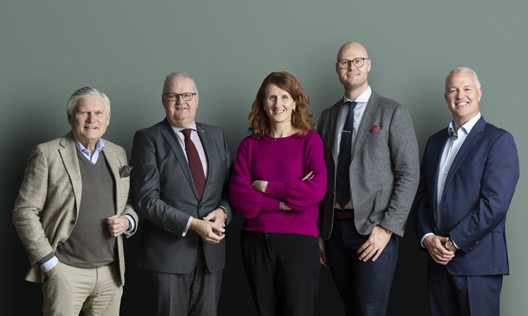 EHRENBERG SØRENSEN Communications' advisory board, newly appointed Søren Poulsgaard Jensen to the right EHRENBERG SØRENSEN Communications' advisory board, newly appointed Søren Poulsgaard Jensen to the right