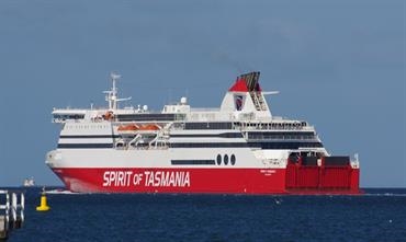 SPIRIT OF TASMANIA I and II will come on the market following the introduction of larger tonnage in 2021 © Dale Crisp