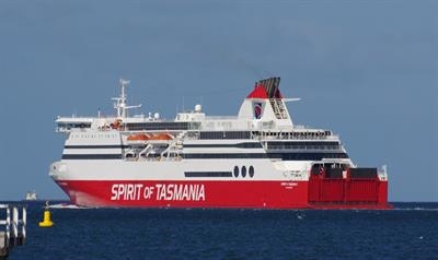 SPIRIT OF TASMANIA I and II will come on the market following the introduction of larger tonnage in 2021 © Dale Crisp